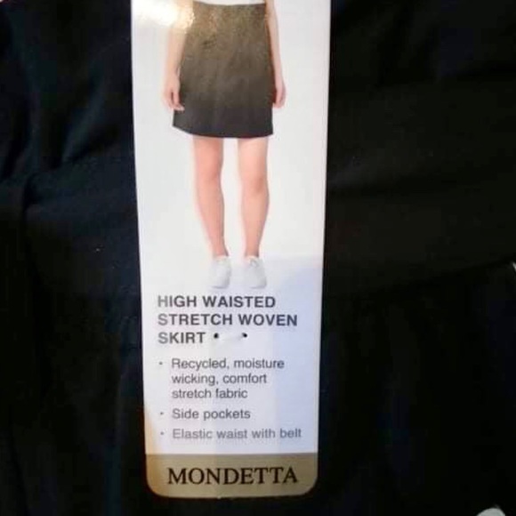 Mondetta High Waisted Cargo Skirt Black - Picture 12 of 13